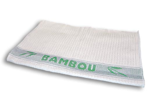 Serpillière gaufrée en bambou