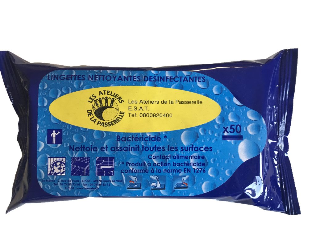Lingettes Désinfectantes et Virucides